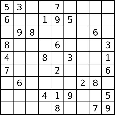 Sudoku Puzzles Free Printable Easy To Expert Levels Plus Blank Grids