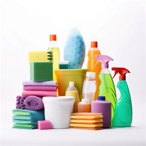 Premium AI Image | household cleaning products