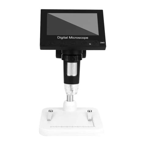 USB 1000X HD Digital Microscope 4.3 inch screen microscope with stand ...