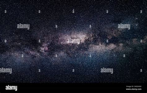 Milky Way galaxy in dark night sky Stock Photo - Alamy