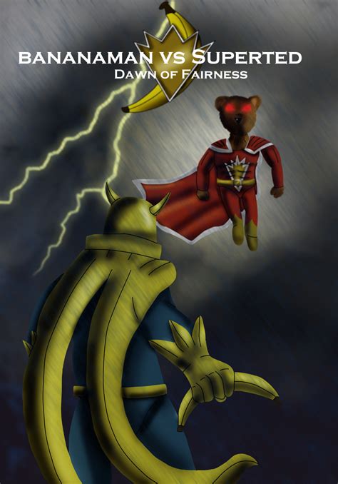 Bananaman vs. Superted by LuketheFoxVA on Newgrounds