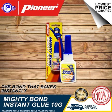 PIONEER Mighty Bond Instant Glue 3G 10G Lazada PH