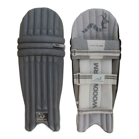 Woodworm Cricket Wand Flame Batting Pads Leg Guards Ambidextrous