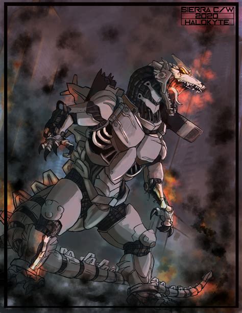 ArtStation - Mechagodzilla; Kiryu [comm]