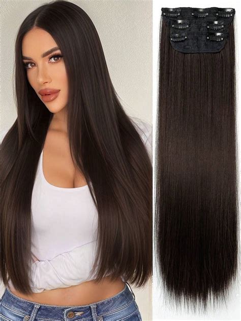 Extensions De Cheveux Clip Blond Couleur Clips Extension De Cheveux