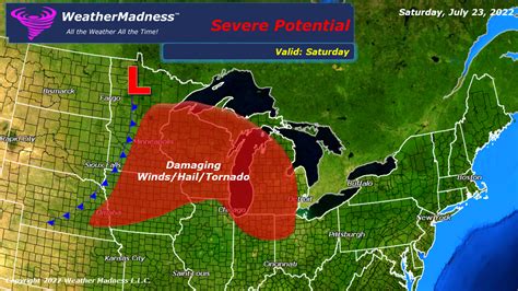 Weather Madness Updated Damaging Storms Possible In The Midwest