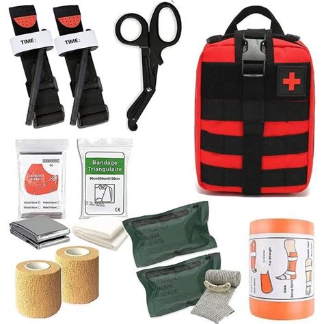 Kit Premiers Secours Kits Survie D Urgence Pochette Traumatique