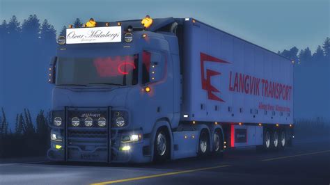 Scania Ng Truck Tuning Bussbygg Trailer Ets Promods Youtube