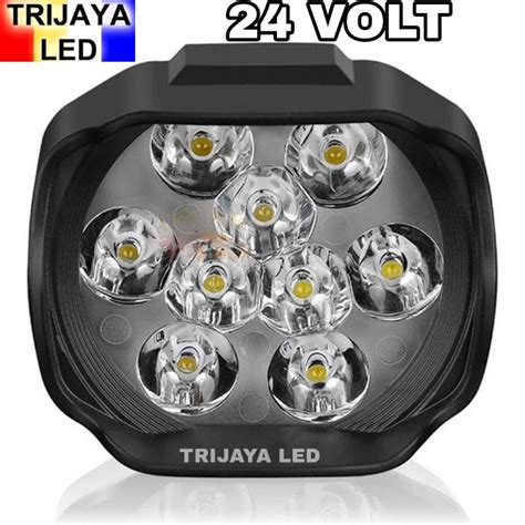 Jual Lampu Tembak Sorot 24 Volt LED CWL 9 Mata CREE Truk Bus Canter