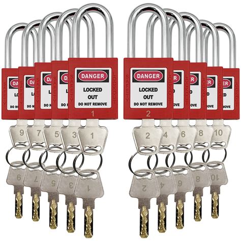 Lockout Tagout Locks Safe Padlock Loto Locks Keyed Differently Lock