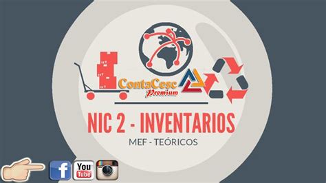 Nic Inventarios Contabilidad Youtube