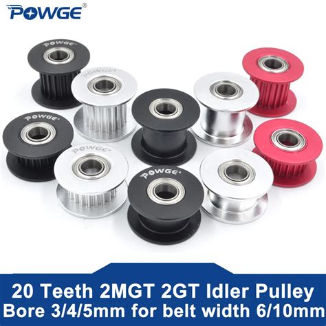 Powge Mgt Gt Teeth Timing Idler Pulley Bore Mm With Bearing