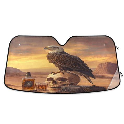 Windshield Sun Shade for Cars, 55"x27.6" Foldable Car Sun Shade with