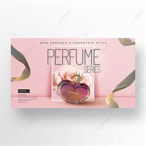 Banner De Promo O De Perfume De Beleza Premium Simples Modelo Para