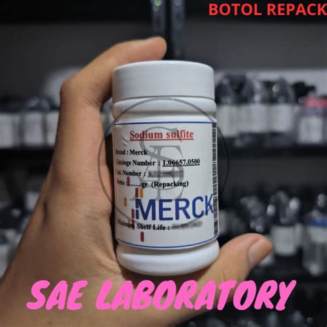 Jual Sodium Sulfite Pro Analys Merck Natrium Sulfit Na So