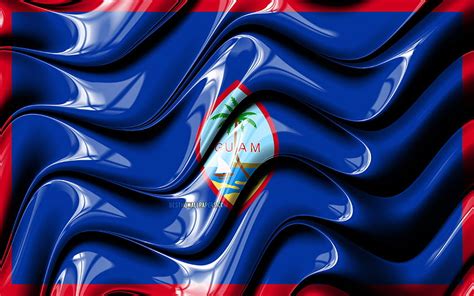 Guam Flag Oceania National Symbols Flag Of Guam D Art Guam