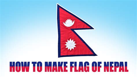 Flag Of Nepal How To Draw Flag Of Nepal Youtube