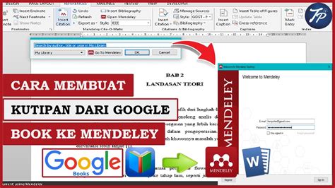 Tutorial Mendeley Cara Membuat Kutipan Dari Google Book Ke Mendeley