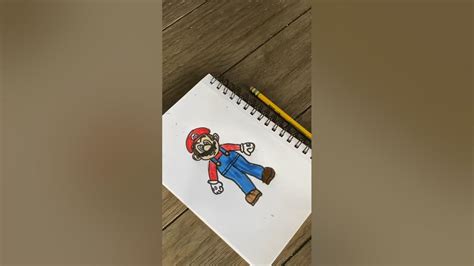 Drawing Mario From The Super Mario Bros The Movie 🍿 Youtube