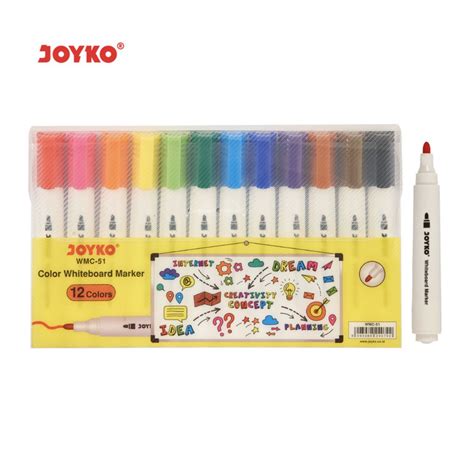 Jual Color Whiteboard Marker Spidol Warna Papan Tulis Joyko Wmc