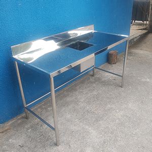 Mesa Bancada Em A O Inox Equipa Inox