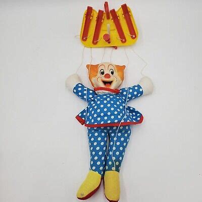 S Vintage Knickerbocker Bozo The Clown Marionette Ebay