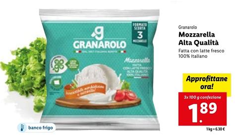 Granarolo Mozzarella Alta Qualit X G Offerta Di Lidl