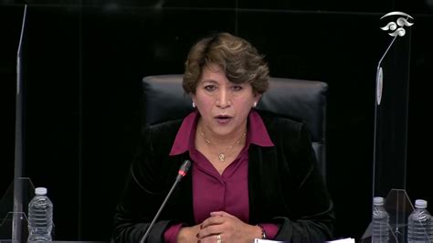 Comparecencia de la secretaria de Educación Pública Delfina Gómez del