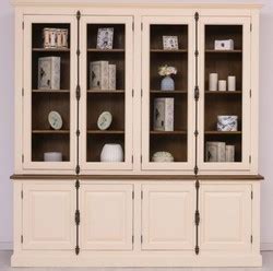 Casa Padrino Landhausstil Esszimmerschrank Creme Braun X X H