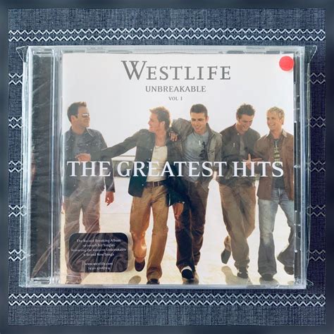 Westlife Unbreakable The Greatest Hits Vol 1 CD Hobbies Toys