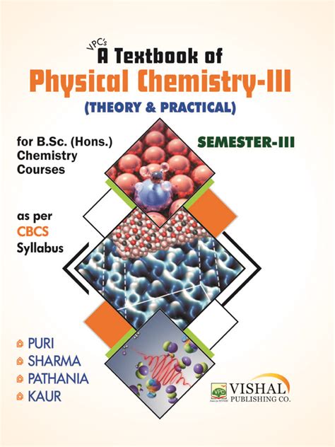 A Textbook Of Physical Chemistry Iii Vishal Publishing Co