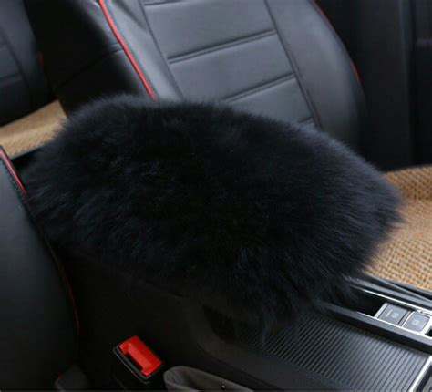 Amazon Dotesy Auto Center Console Armrest Pad Australian Sheepskin