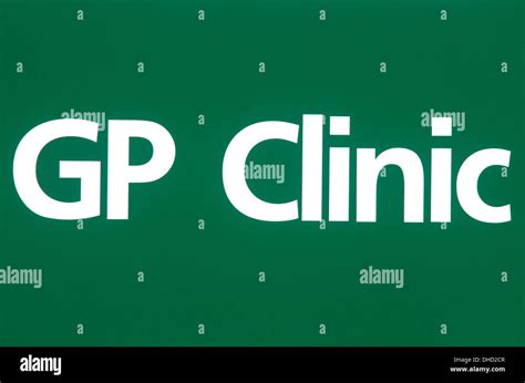 gp surgery sign high resolution stock photography  images alamy