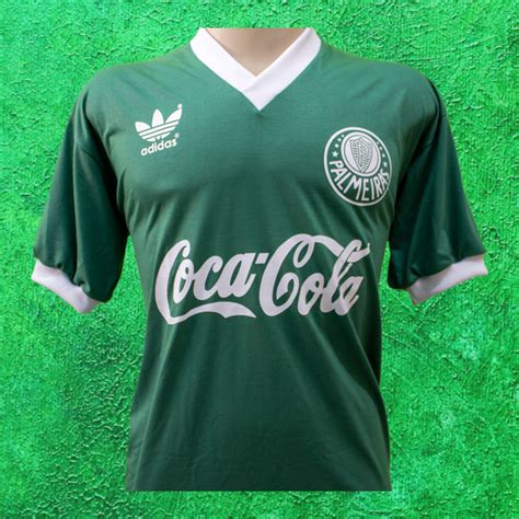 Camisa Palmeiras Anos Coca Verde Retro Escorrega O Pre O