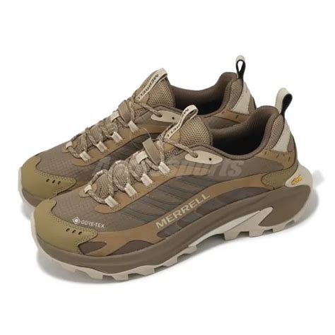 MERRELL MOAB SPEED 2 GTX Gore Tex Vibram Coyote Khaki Men Outdoors