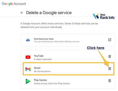 How To Delete A Gmail Account