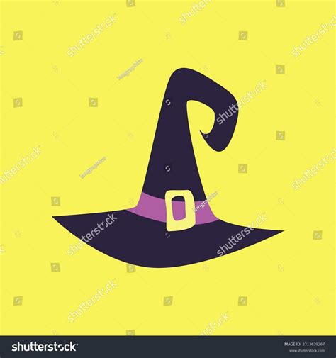 Witch Hat Silhouette Isolated Vector Illustration Stock Vector (Royalty Free) 2213639267 ...