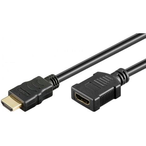 goobay Câble d extension HDMI haute vitesse avec Ethernet connecteur