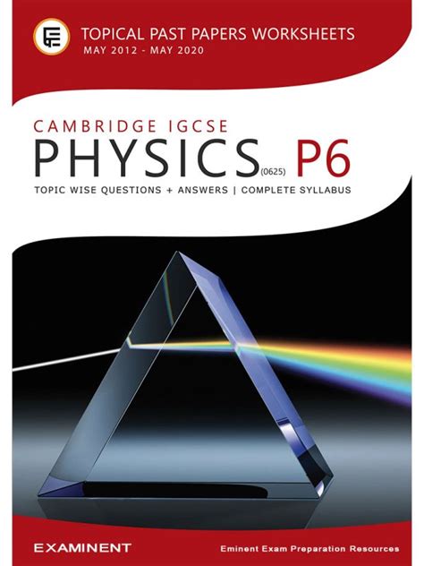 Igcse Physics 0625 Past Paper Questions By Topic Paper 6