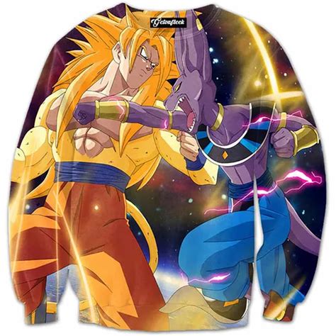 Cloudstyle Dragon Ball Super 3D Anime Sudadera Hombres Goku Ultra