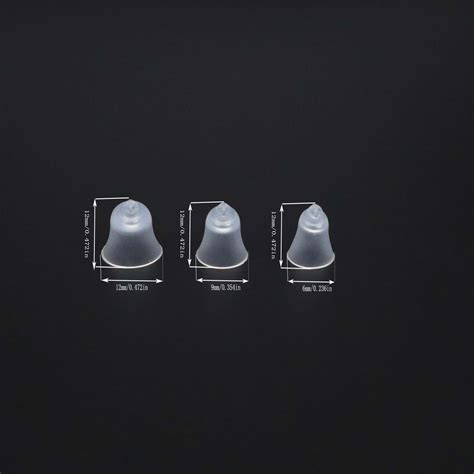 Hearing Aid Ear Piece Bell Shape Domes 10 Pack Comfortable Psap Kit Ea Chosgo