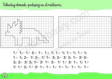 Zakodowane Obrazki Karty Pracy Pdf Do Druku Dla Klas