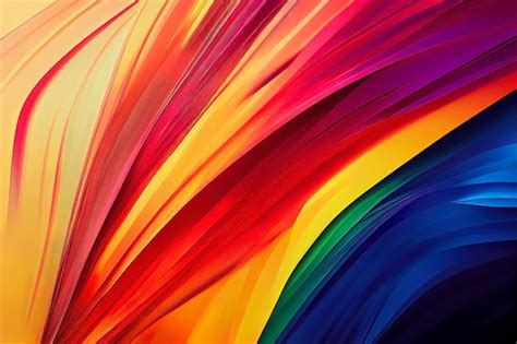 Premium Photo Abstract Wallpaper Liquid Lines Vibrant Colors Smooth