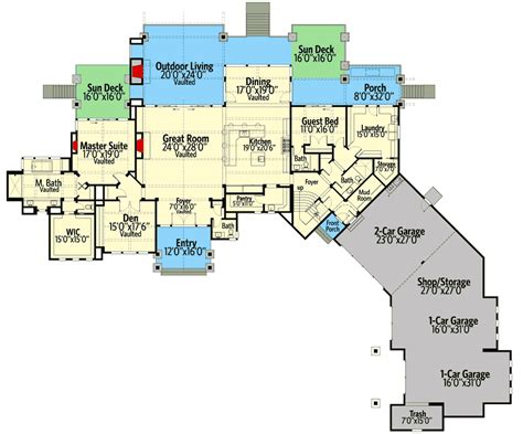 6 Car Garage Floor Plans Flooring Site