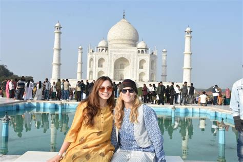 Vanuit Delhi Taj Mahal Zonsopgang En Agra Fort Tour Met Gids