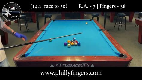 Straight Pool Part 2 Race To 50 R A Vs Philly Fingers Wpa World