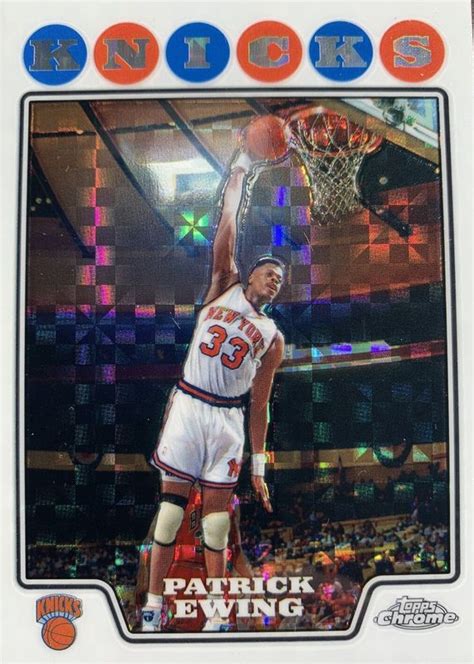 Patrick Ewing Topps Chrome X Fractor Psa Price Guide