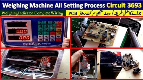 How to repair weighing scale | Weight machine all setting process ...