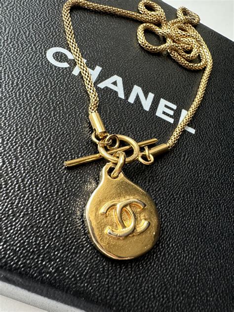 Chanel CC Logo Necklace - Vilma's Vault