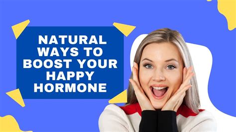 Natural Ways To Boost Your Happy Hormone Dopamine Youtube